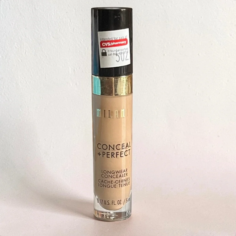 Milani Conceal + Perfect Longwear Concealer 12 hours 145 Warm Beige Matte